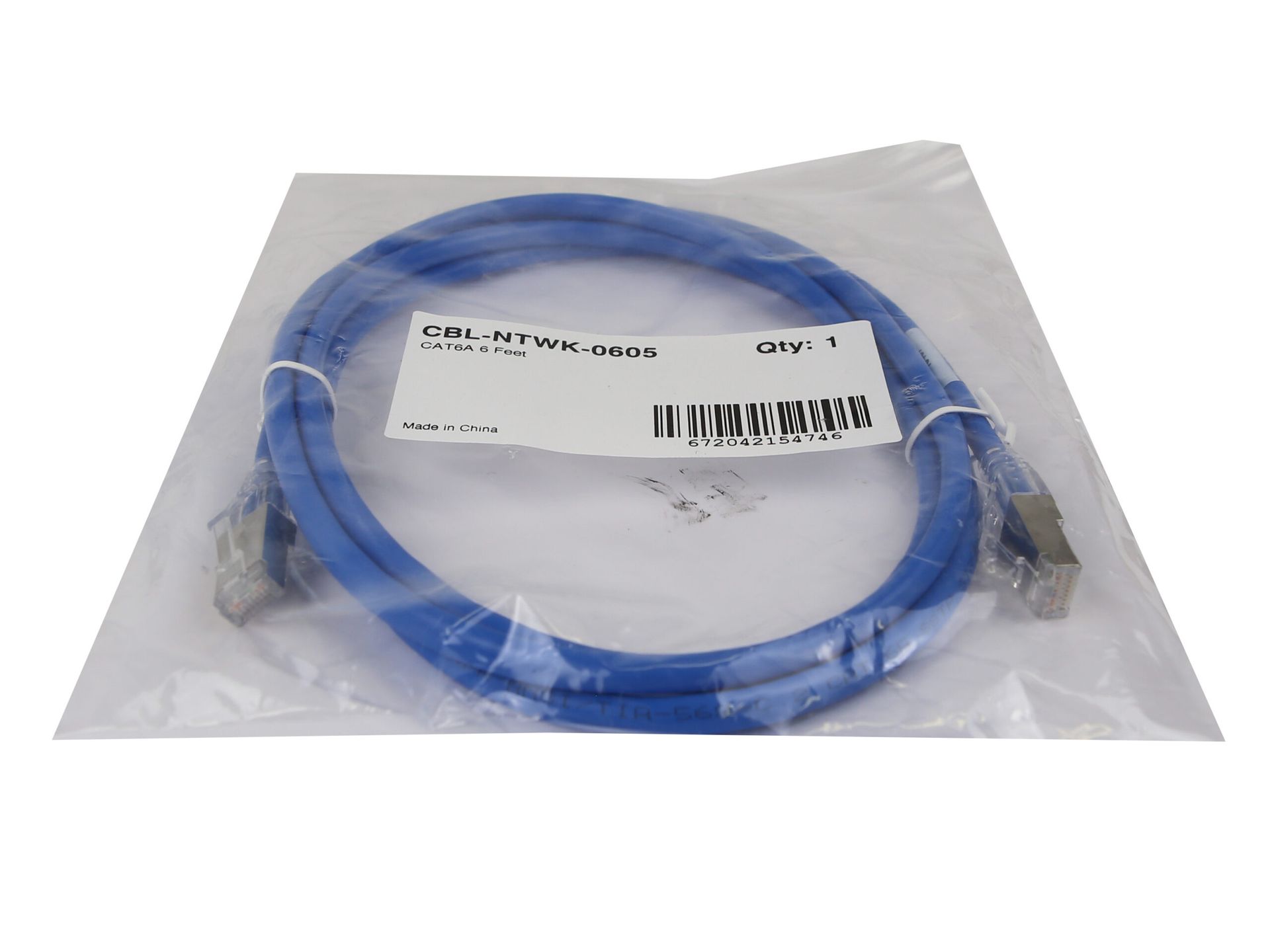 Kabel Supermicro Patch CBL-NTWK-0605 Kat.6A 24AWG 1.8m 7524