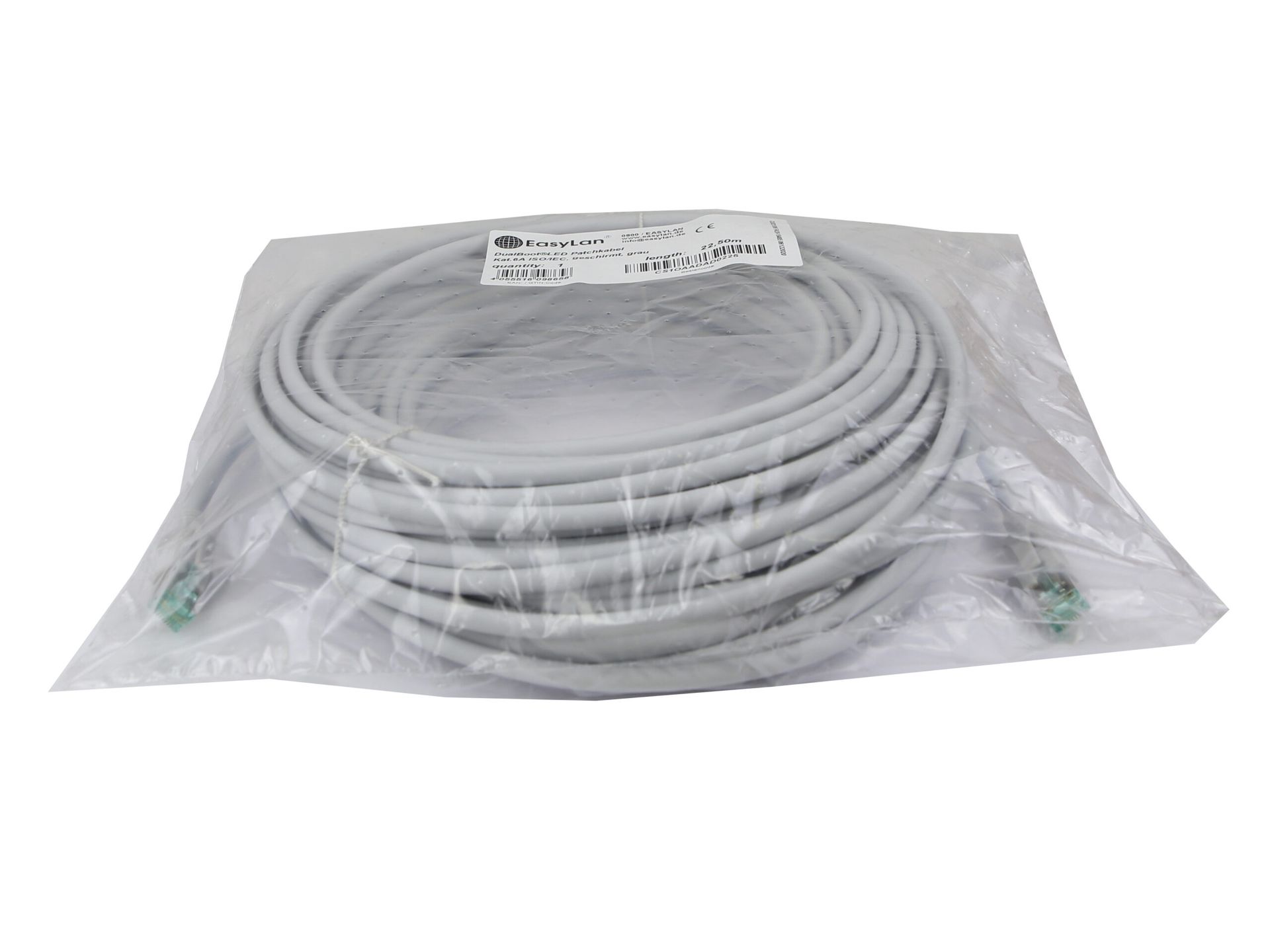 Kabel EasyLan CS1OAADAD0225 DualBoot Kat.6A ISO/IEC 22.50m Nowy