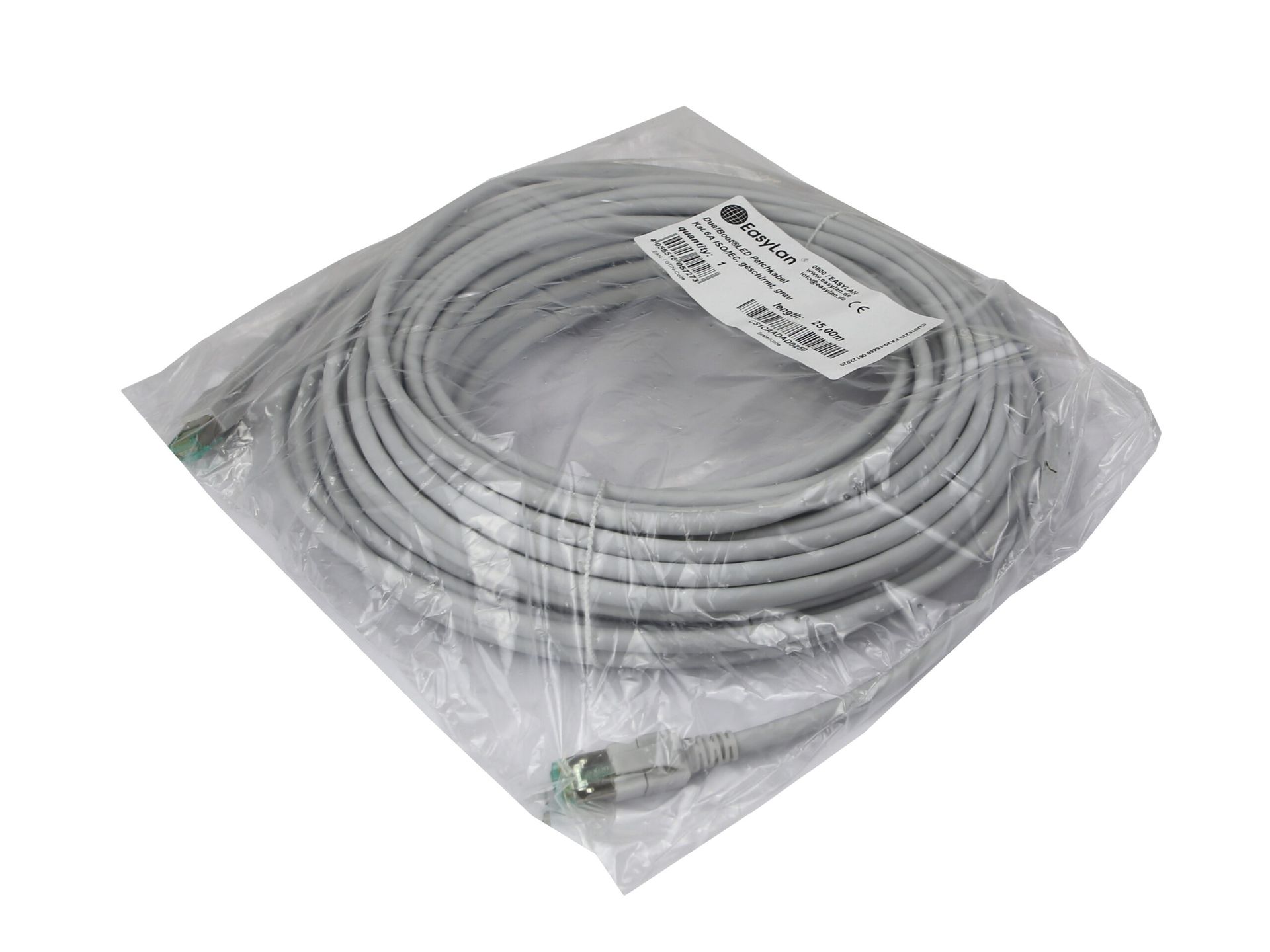 Kabel EasyLan DualBoot LED Kat.6A ISO/IEC 25m CS1OAADAD0250 Nowy
