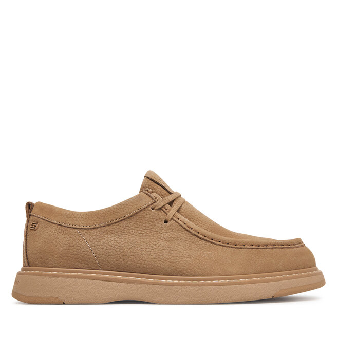 Półbuty Tommy Hilfiger Comfort Nubuck Moc Toe Shoe FM0FM05975 Beżowy