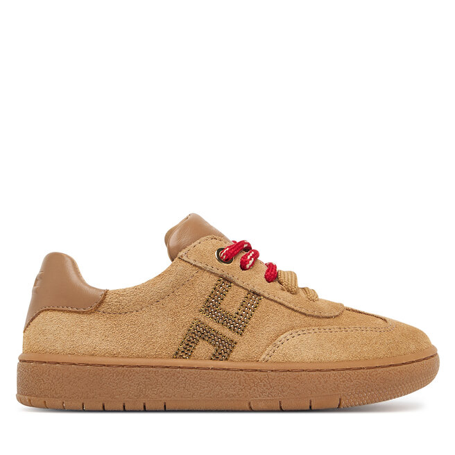 Sneakersy Elisabetta Franchi F1A9-E0655-0071 Beżowy ciemny