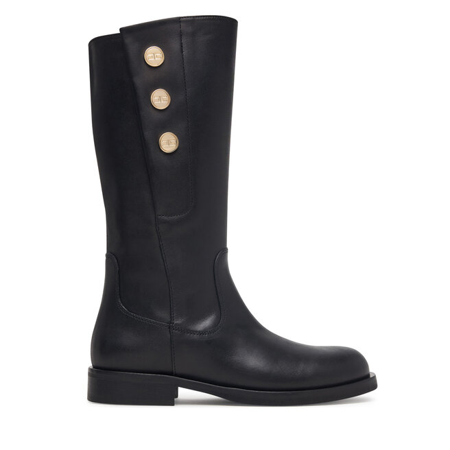Oficerki Elisabetta Franchi F4A6-E0744-1251 Czarny