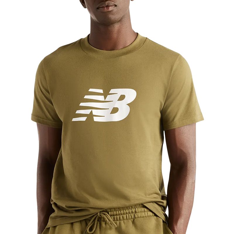 Koszulka męska New Balance MT43906AAO - beżowa