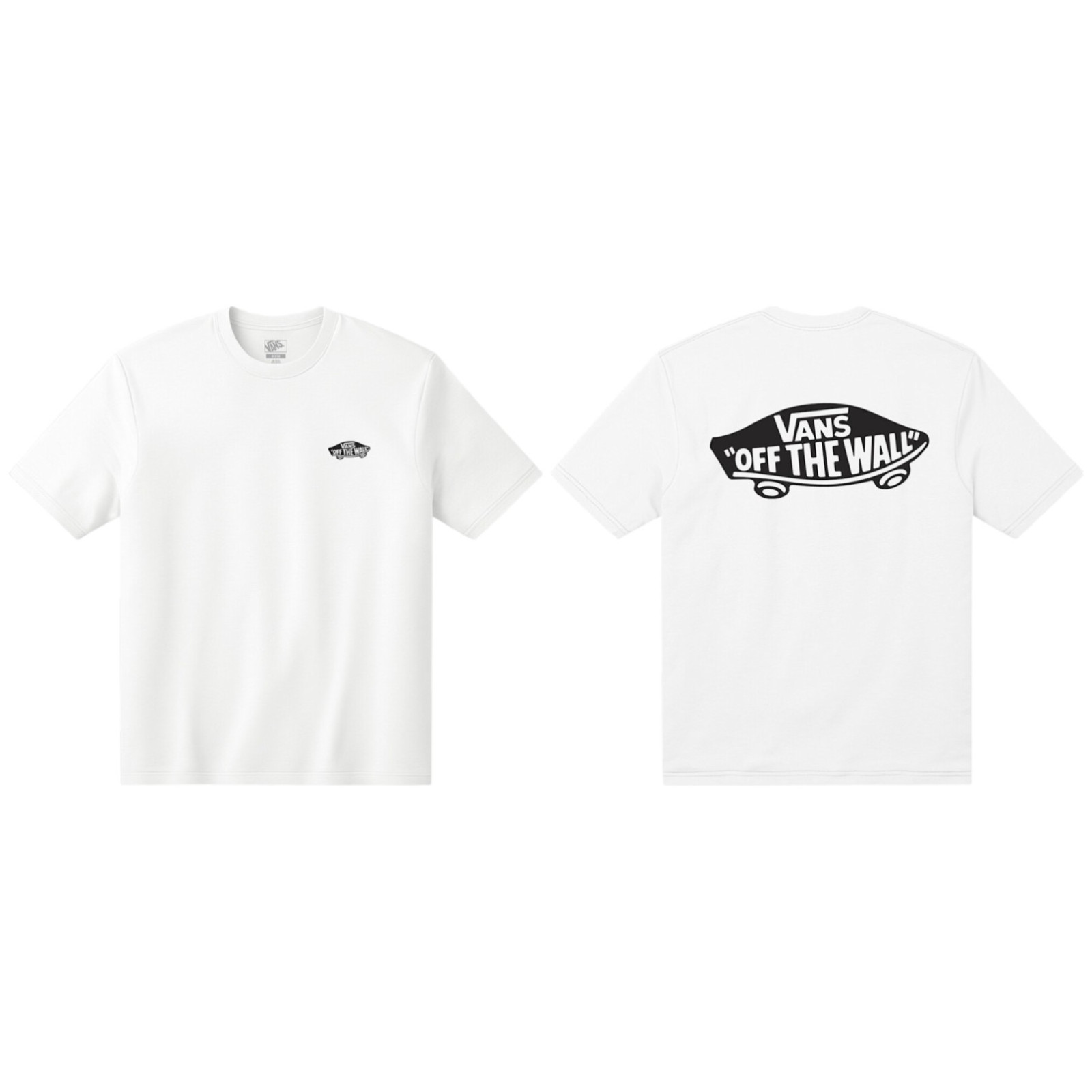 Koszulka męska Vans Double Standard SS Tee Rozmiar: XXL / Kolor: biały/czarny