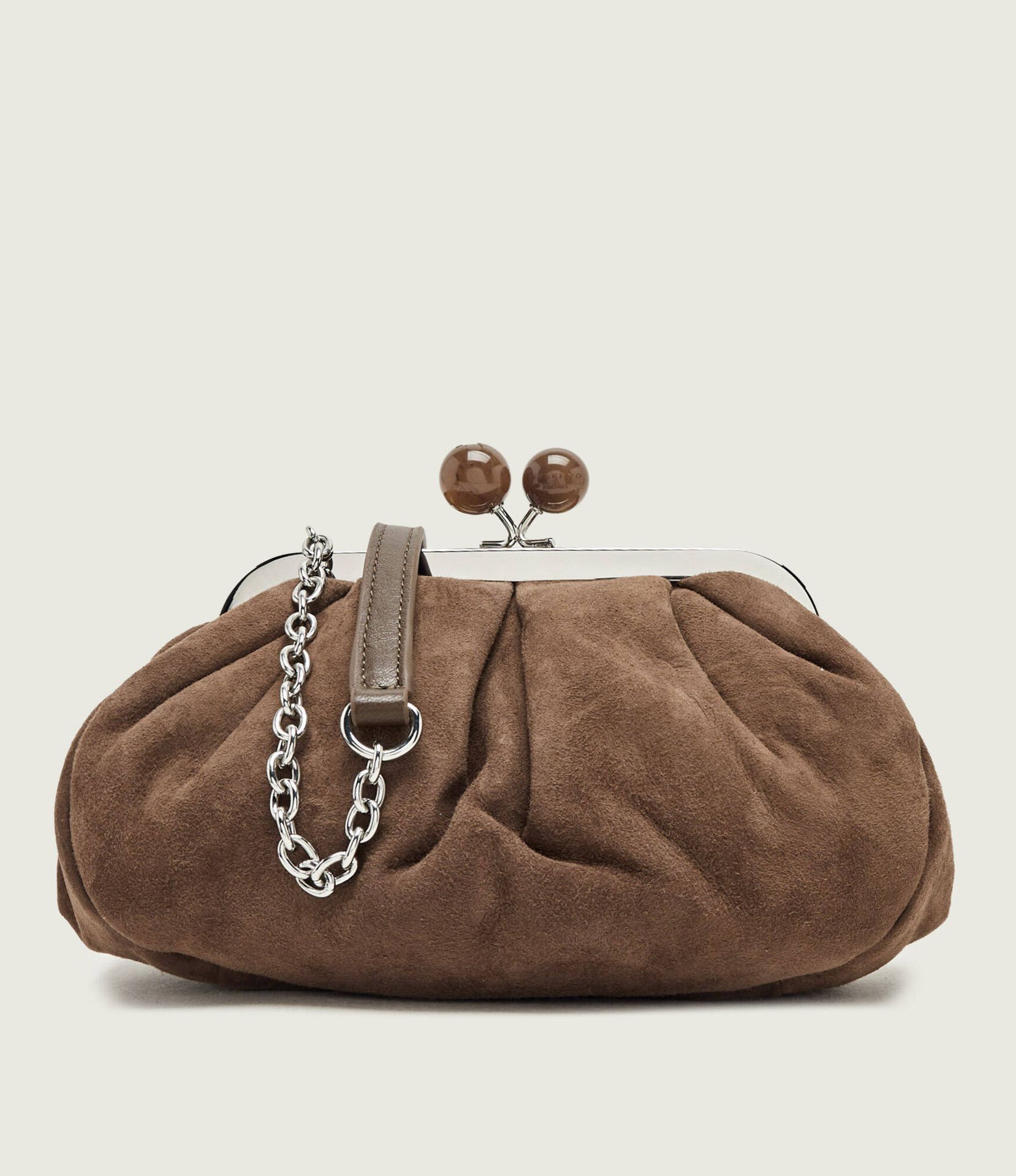 Weekend MaxMara Listonoszka/kopertówka Wlavalois Pasticcino zamsz