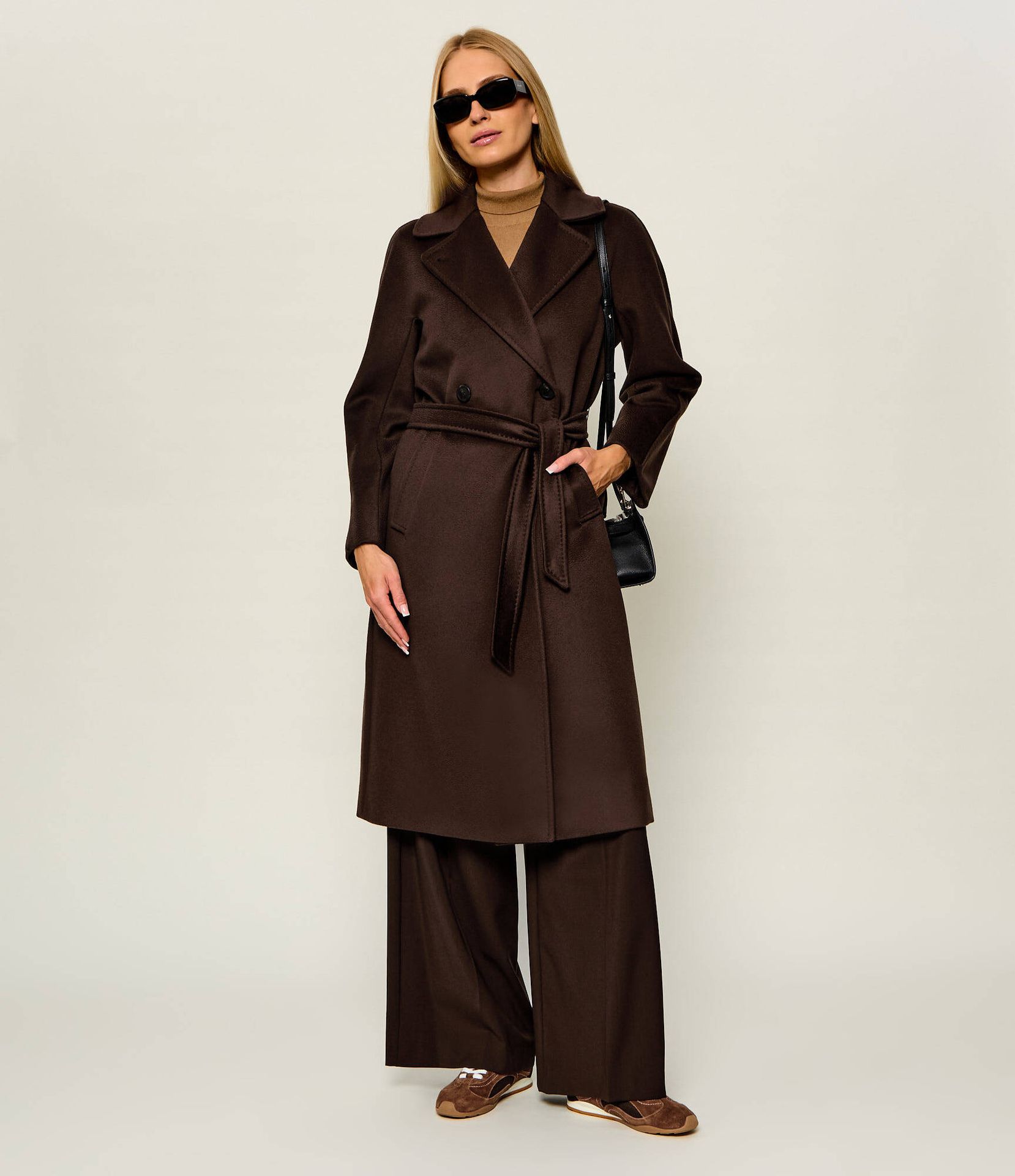 Weekend MaxMara Wełniany płaszcz Wkdresina