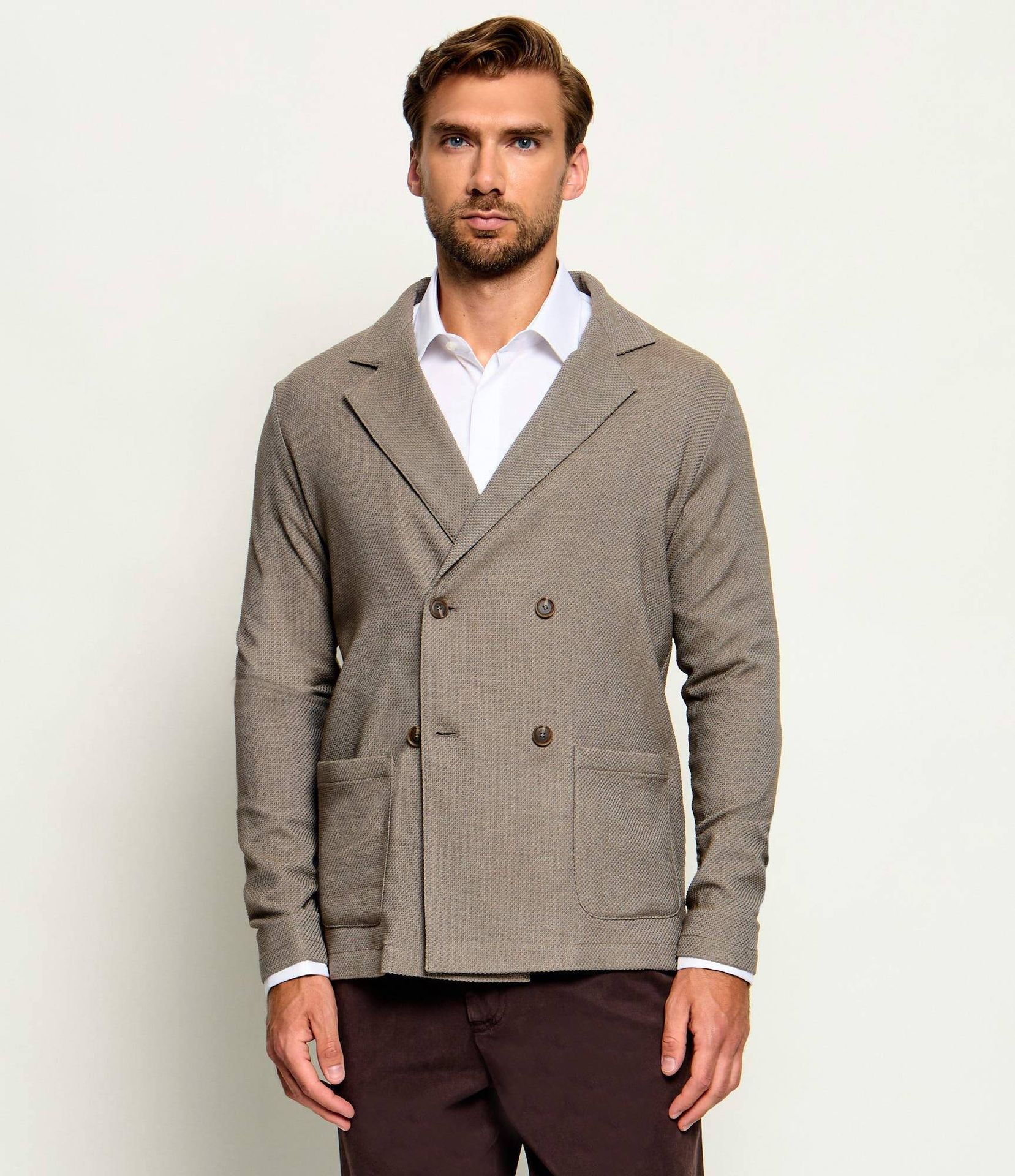 BOSS BLACK Wełniana marynarka C-Carper-DB-CD-264F Relaxed fit