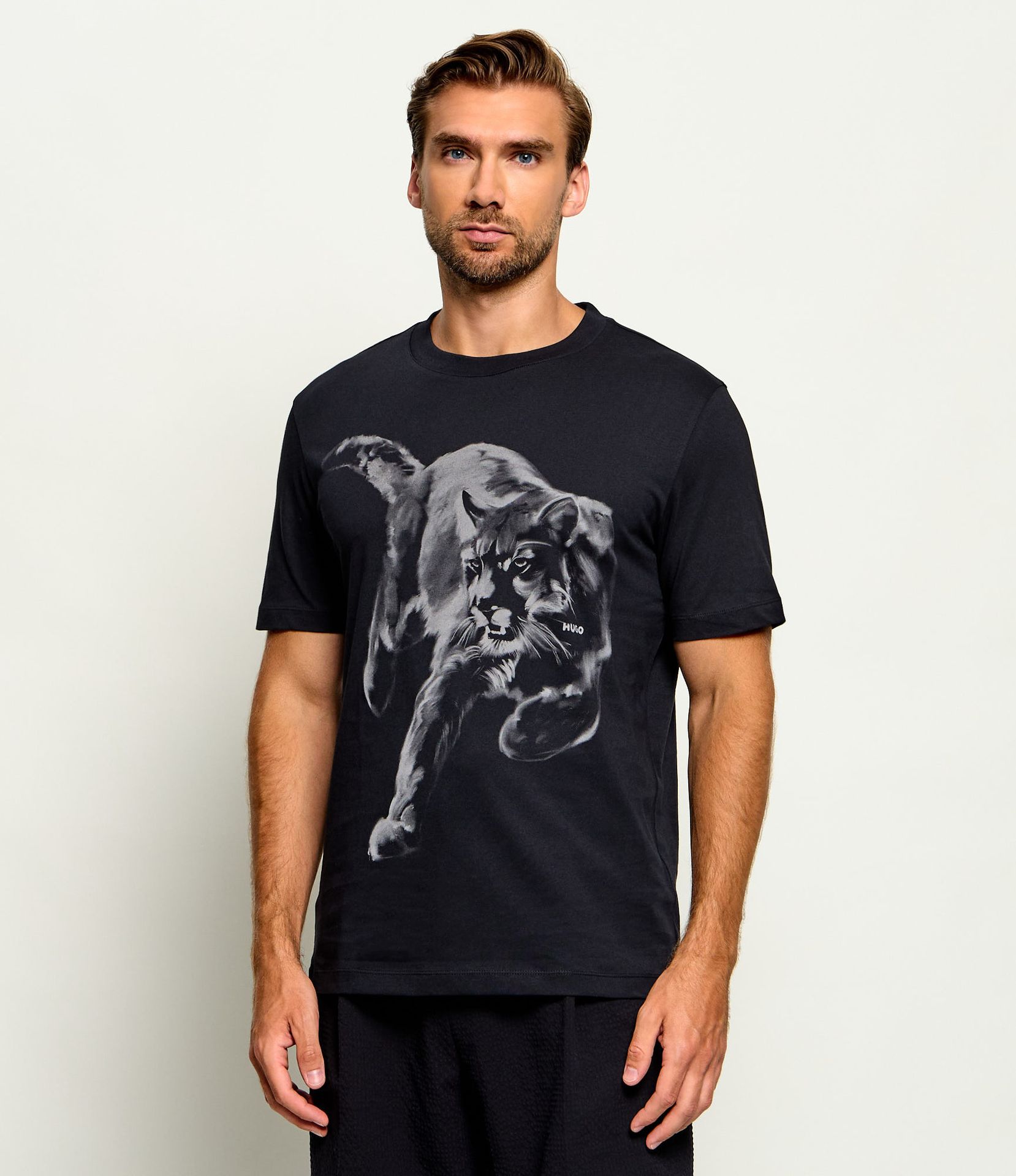HUGO T-shirt Daffilo Regular Fit