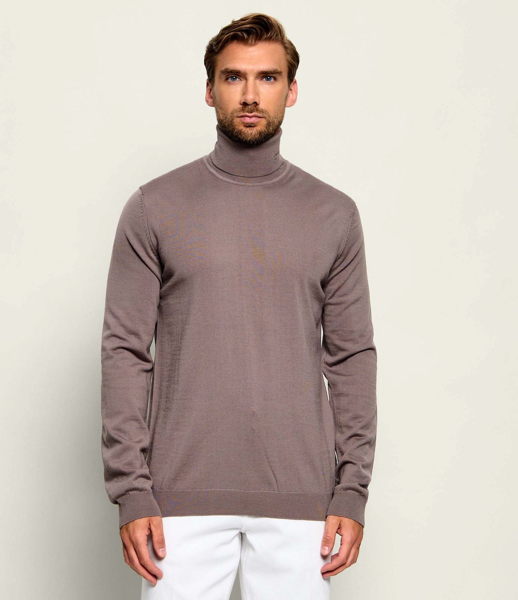 HUGO Wełniany golf San Thomas-M Regular Fit