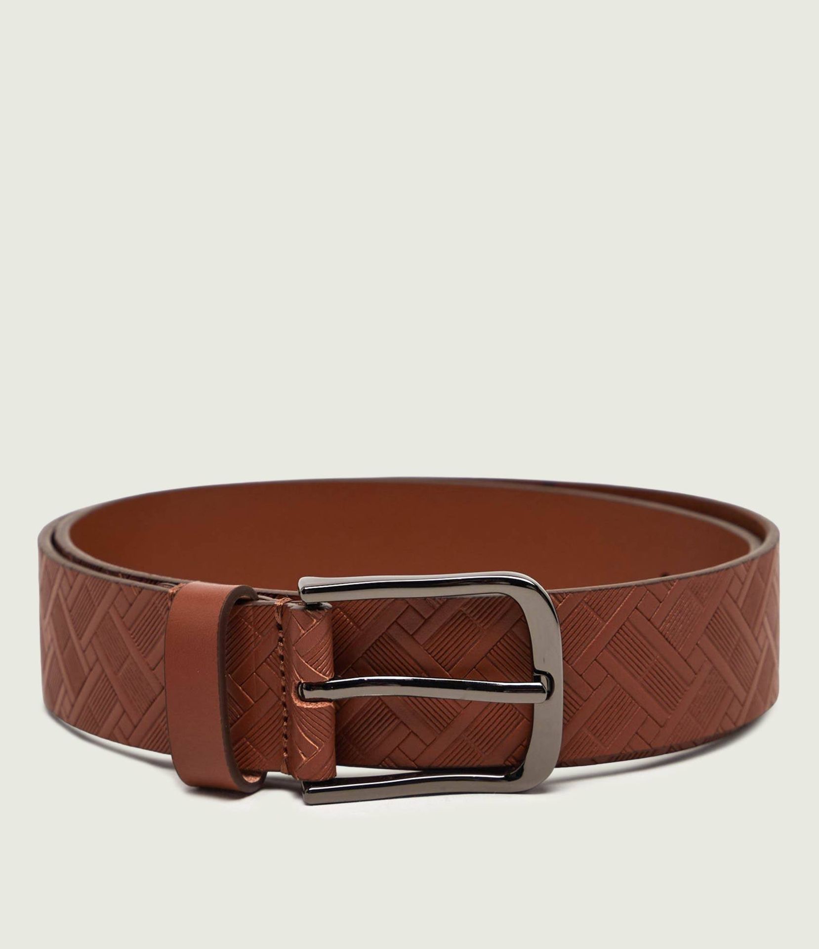 Tommy Hilfiger Skórzany pasek TH Flag Monogram