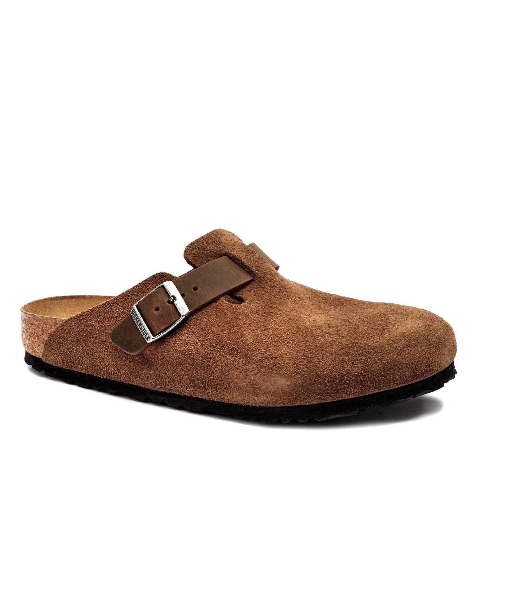 Birkenstock Mule Boston zamsz
