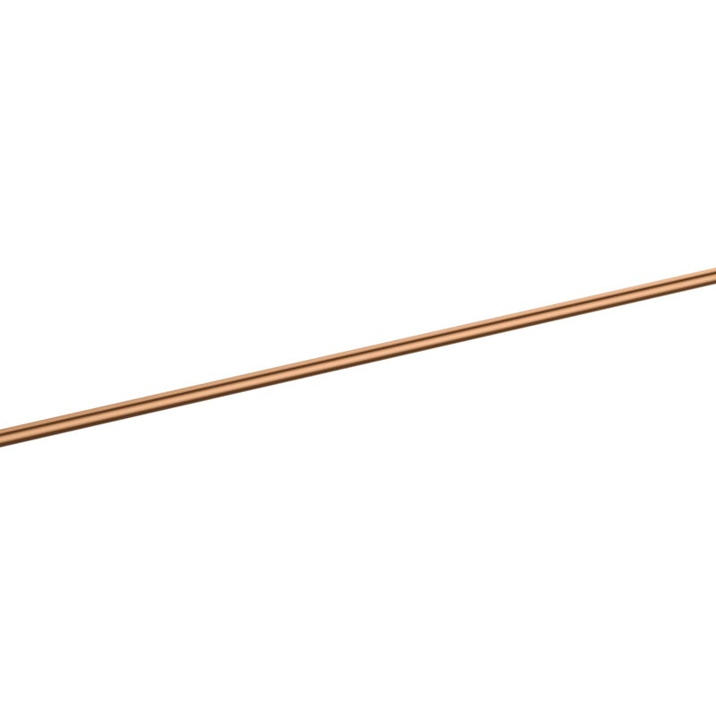 IMEX - Wieszak na Ręczniki Łazienkowe bez Wiercenia 40 Cm, Różowe Złoto Podwójny System Mocowania (śruba lub Klej)