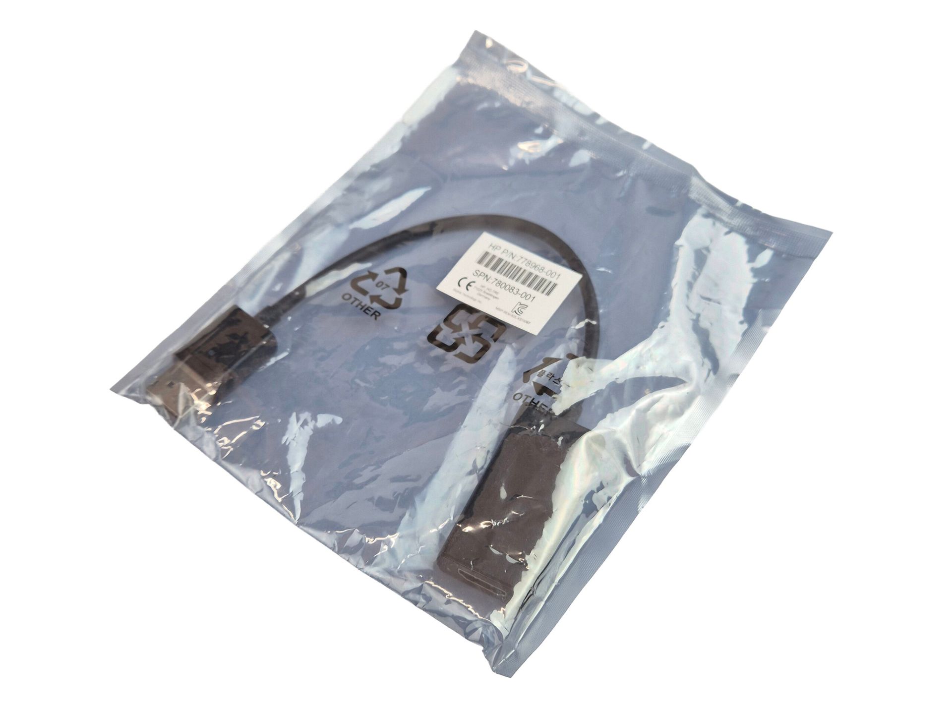 Adapter HP 780083-001 778968-001 DisplayPort do HDMI 1.4 Kabel Nowy