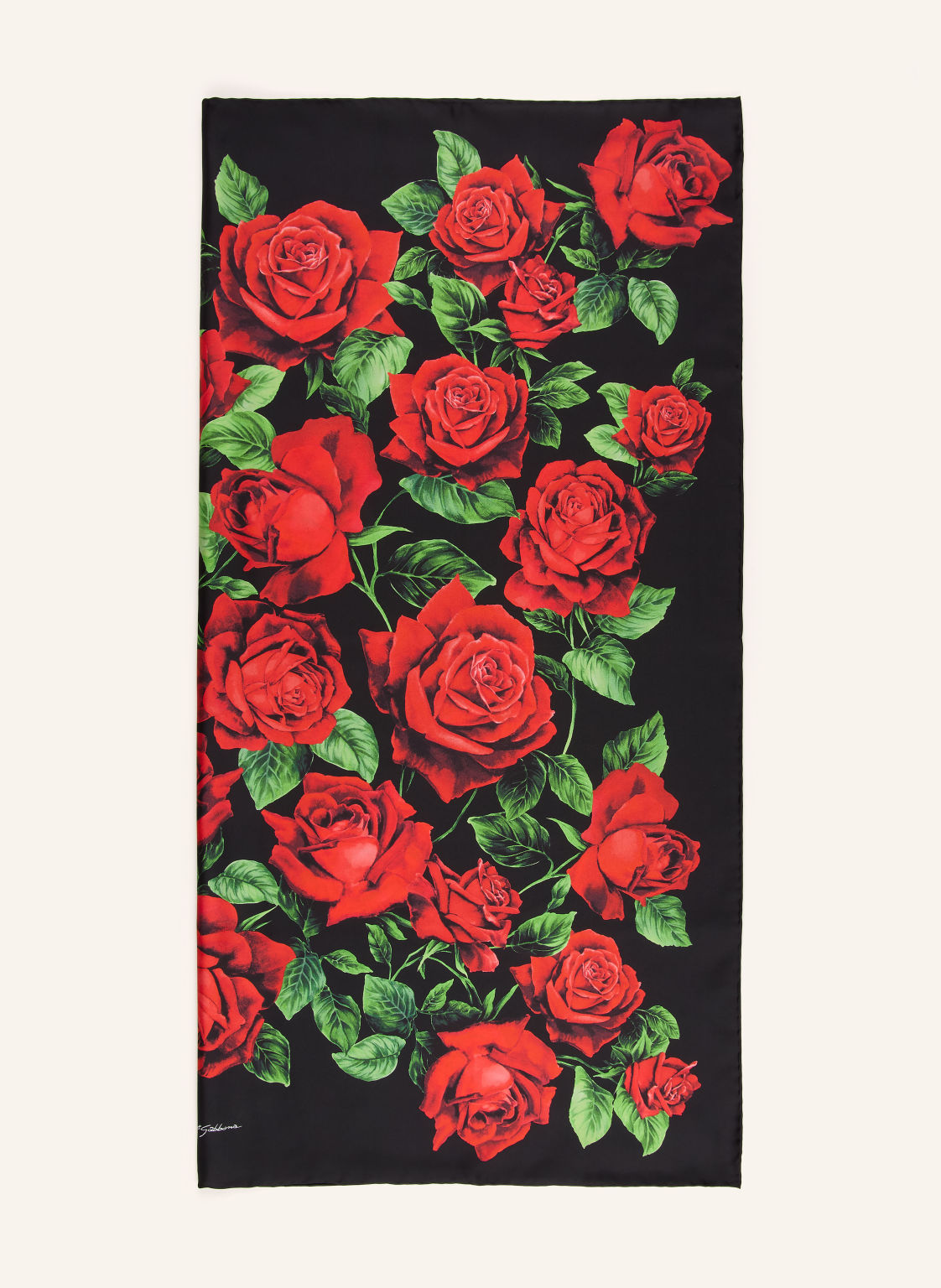 Dolce & Gabbana Szalik Jedwabny rot