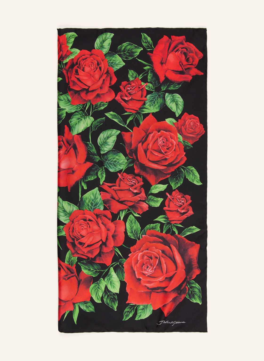 Dolce & Gabbana Szalik Jedwabny rot