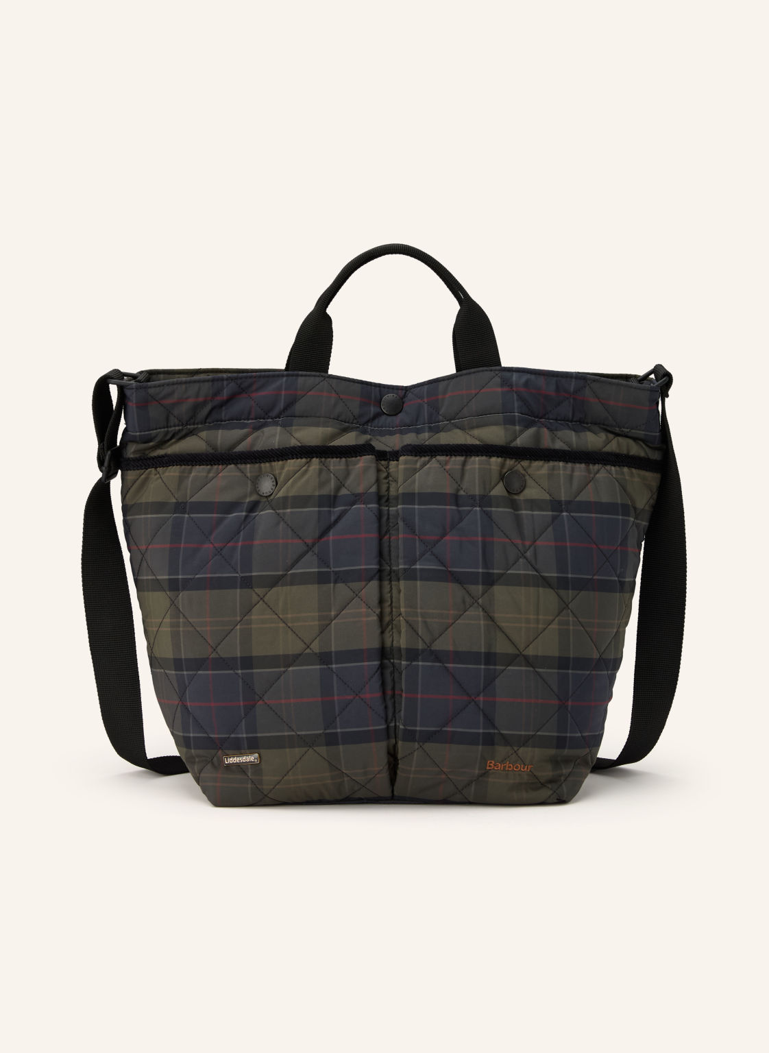 Barbour Torba Na Zakupy Tartan gruen