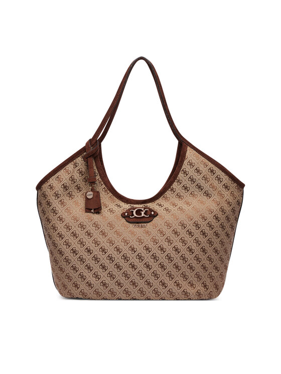 Guess Torebka Samantha HWJG23 13230 Brązowy jasny