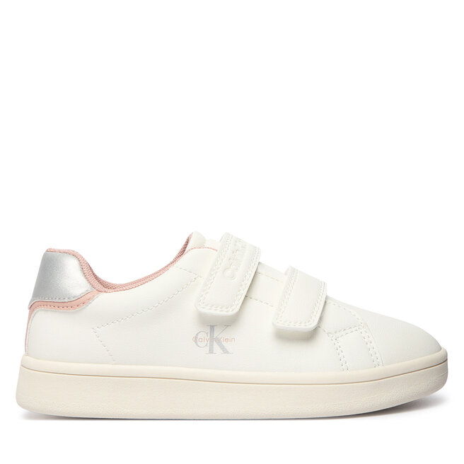 Sneakersy Calvin Klein Low Cut Velcro Sneaker V1A9-83382-1355 S Biały