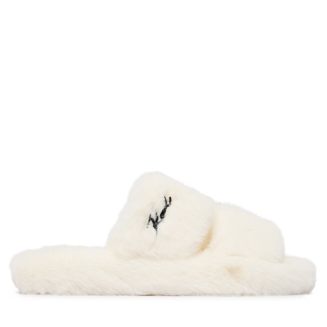 Kapcie KARL LAGERFELD Hypns KL80674 Kremowy
