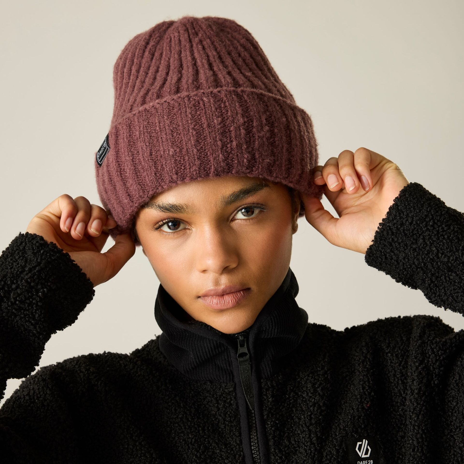 Dare 2b Czapka unisex zimowa Freestyle Fioletowy