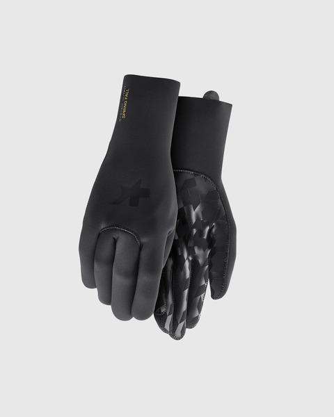 ASSOS Rękawiczki rowerowe przeciwdeszczowe RAIN GLOVES P1 black series