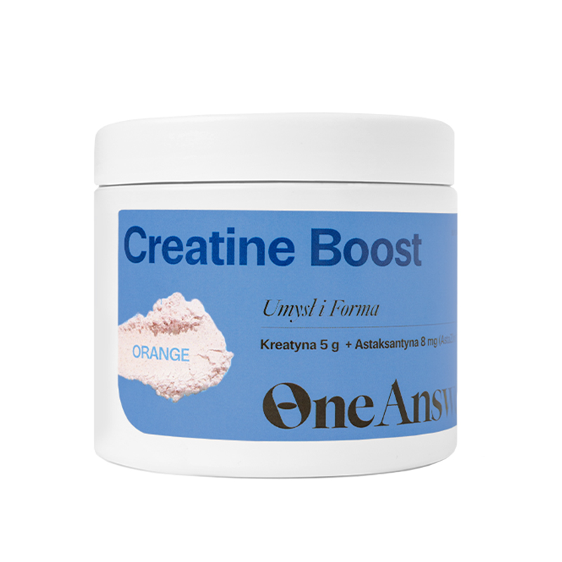 OneAnswer Creatine Boost, proszek, smak pomarańczowy, 219 g