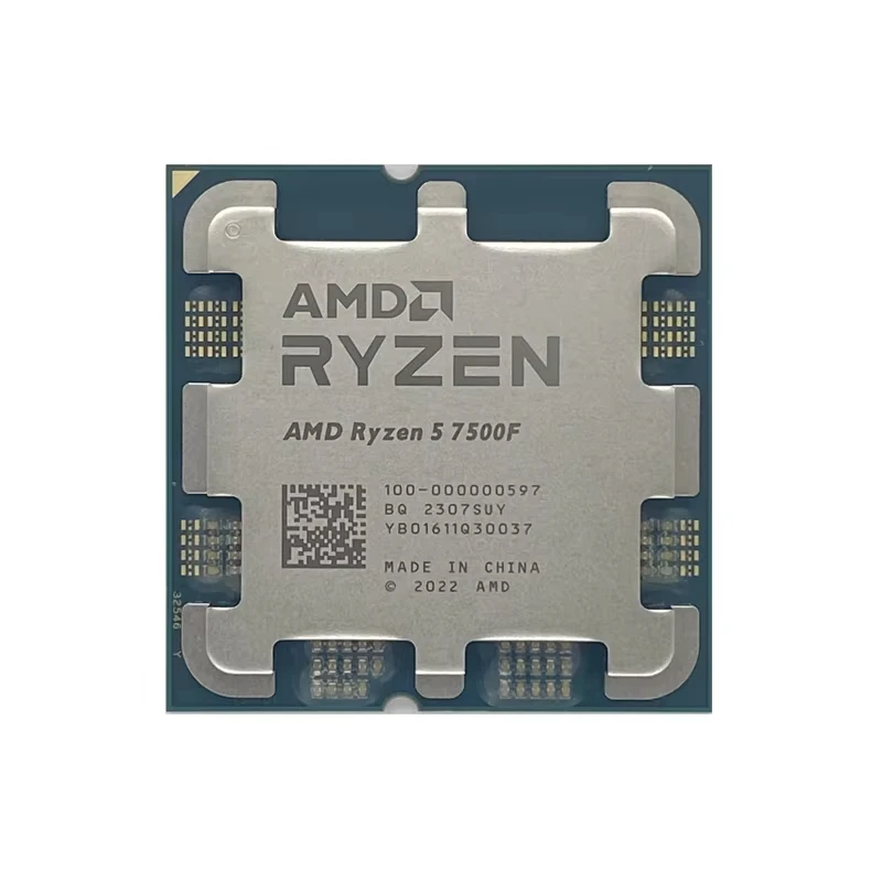 AMD Ryzen 5 7500F procesor 5GHz 6-rdzeniowy 12-wątek 38MB gniazdo procesora pulpitu AM5 CPU Processo do gier