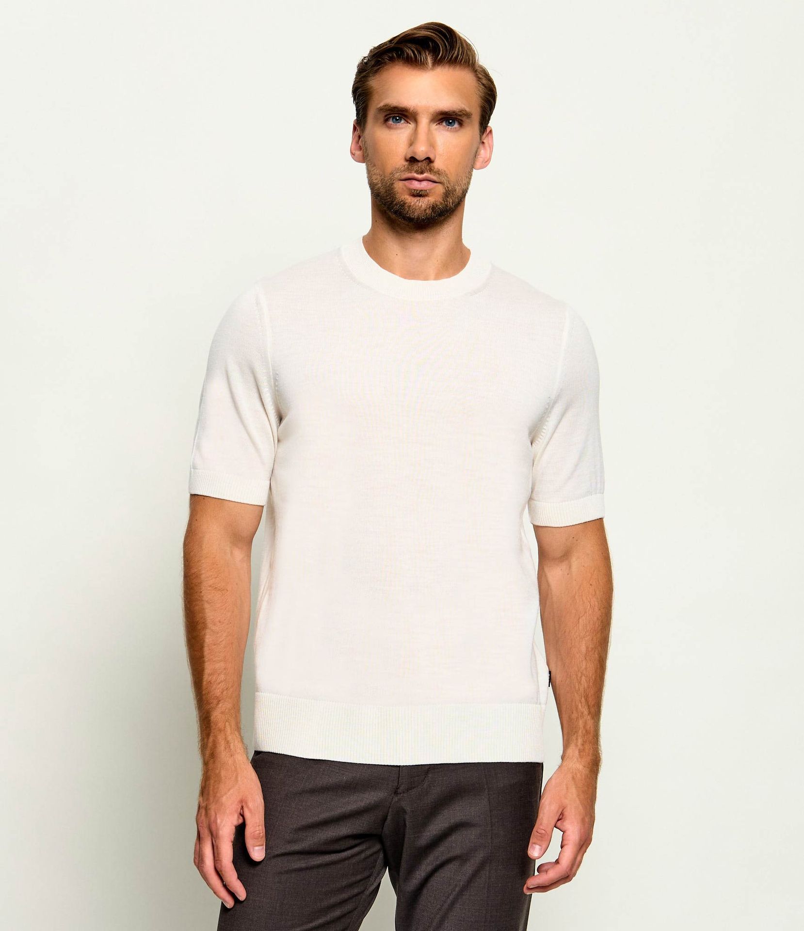 BOSS BLACK Wełniany sweter H-Umauro Regular Fit