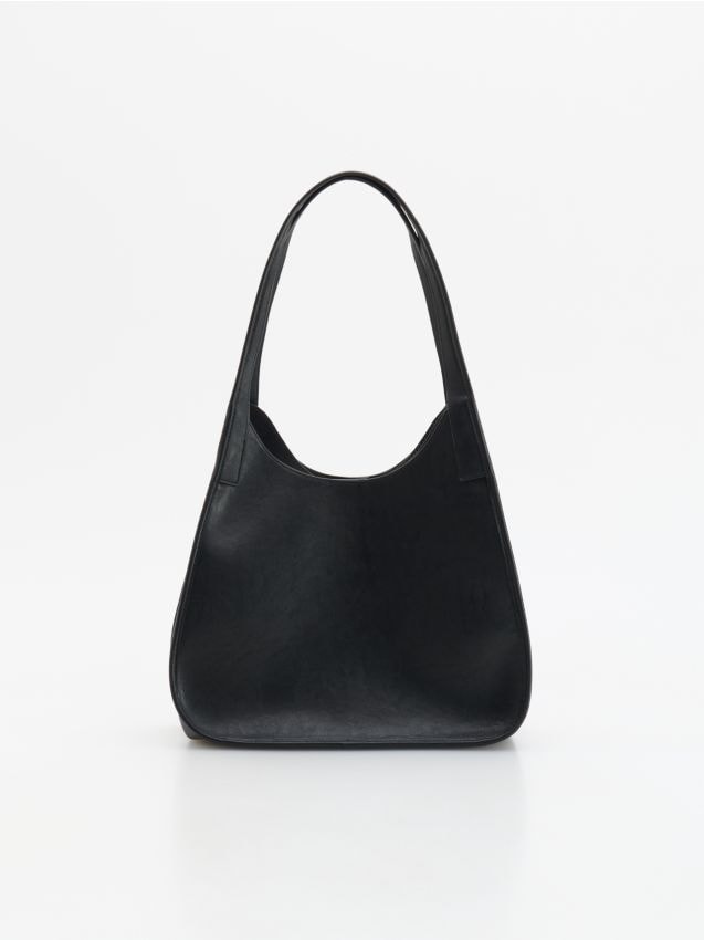 Reserved - Torebka shopper - czarny