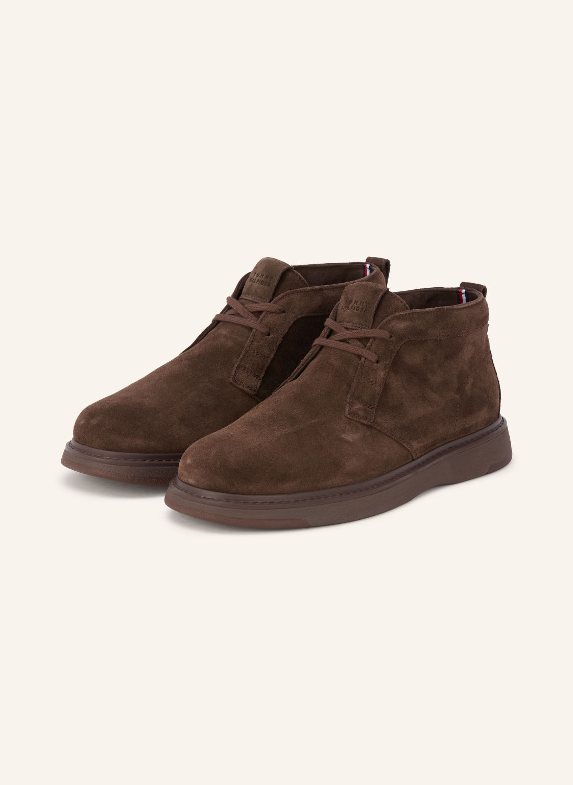 Tommy Hilfiger Botki Sznurowane braun
