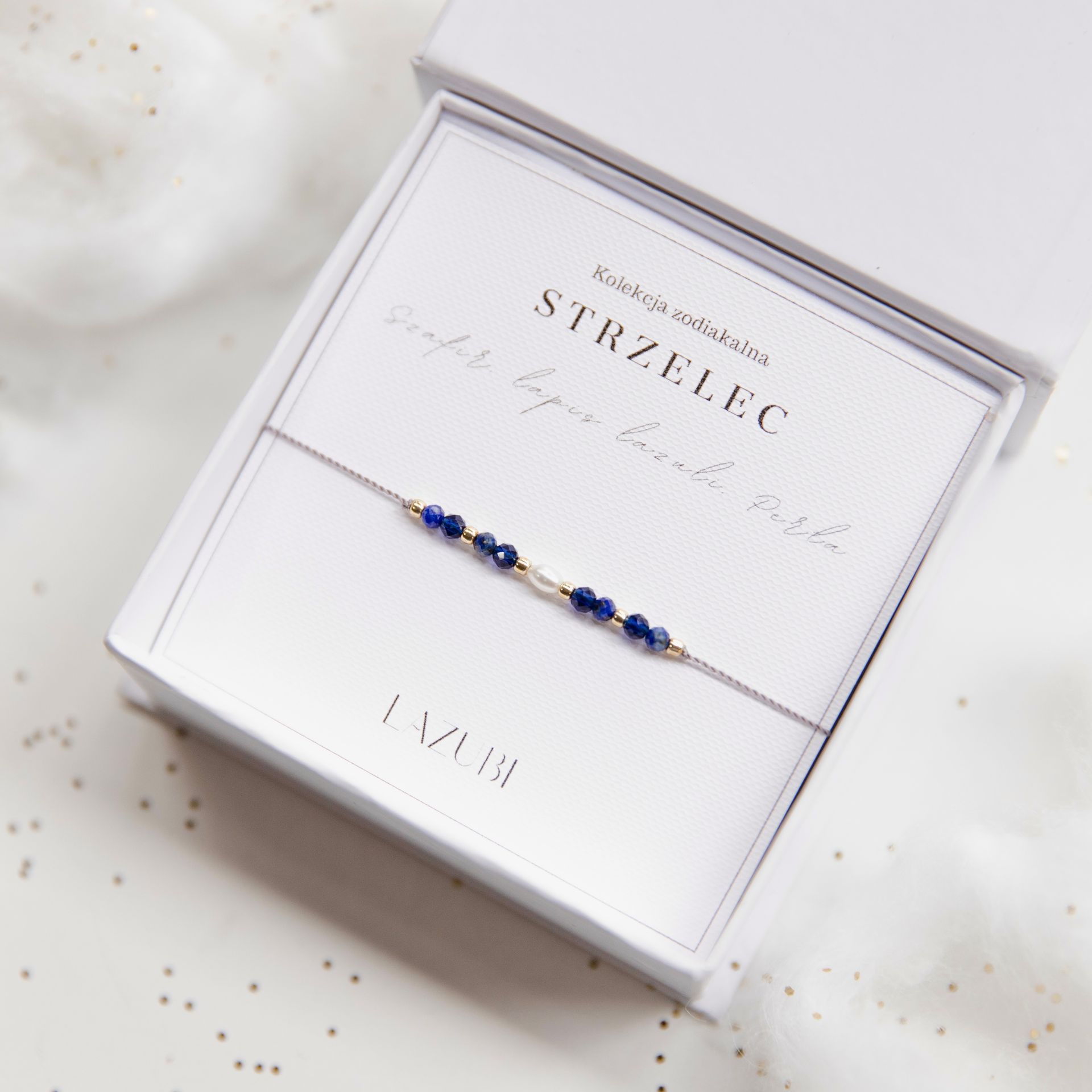 Zodiakalna Bransoletka STRZELEC - Personalizowana Biżuteria Srebrna na Urodziny