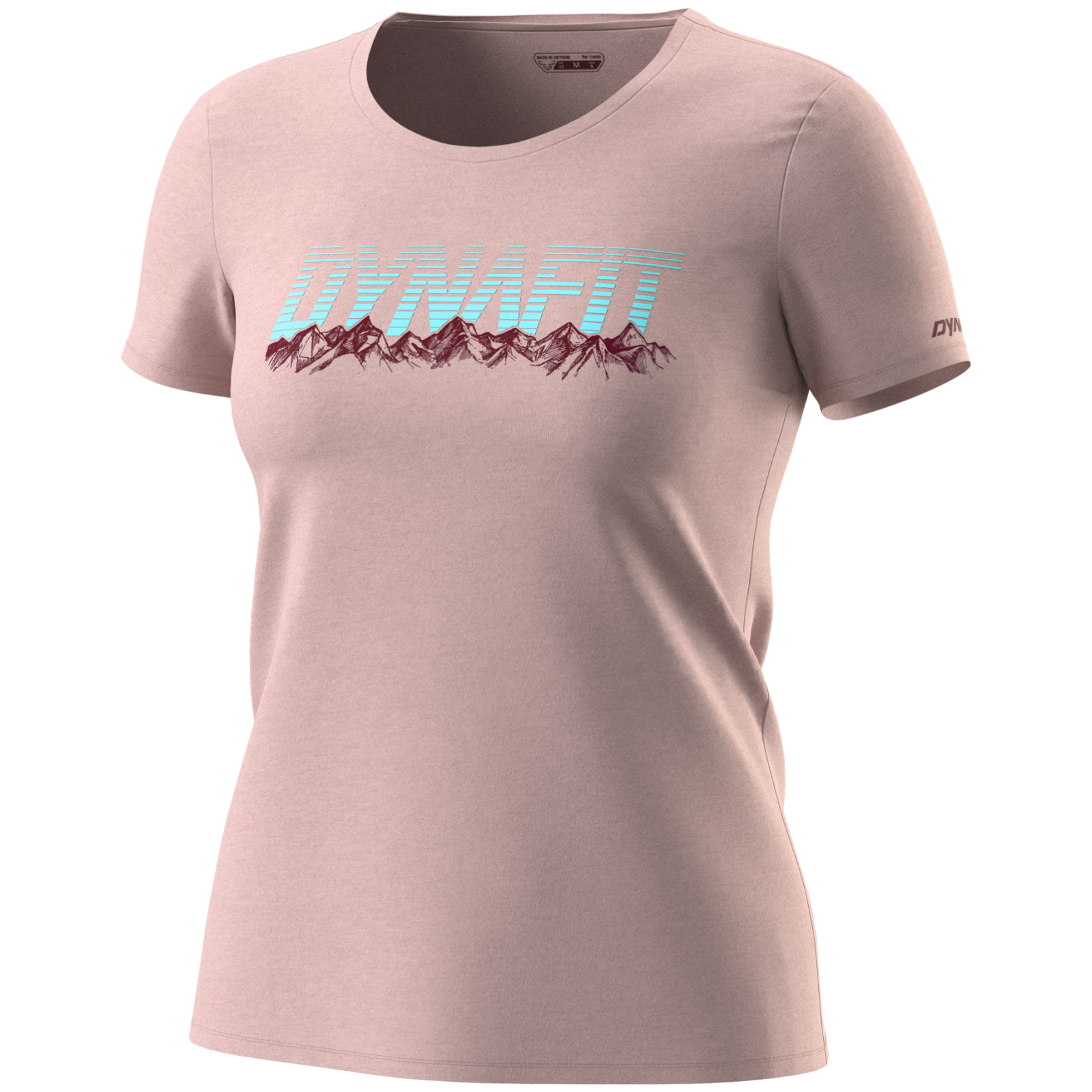 Koszulka damska Dynafit Graphic Co W S/S Tee Rozmiar: XS / Kolor: jasnoróżowy