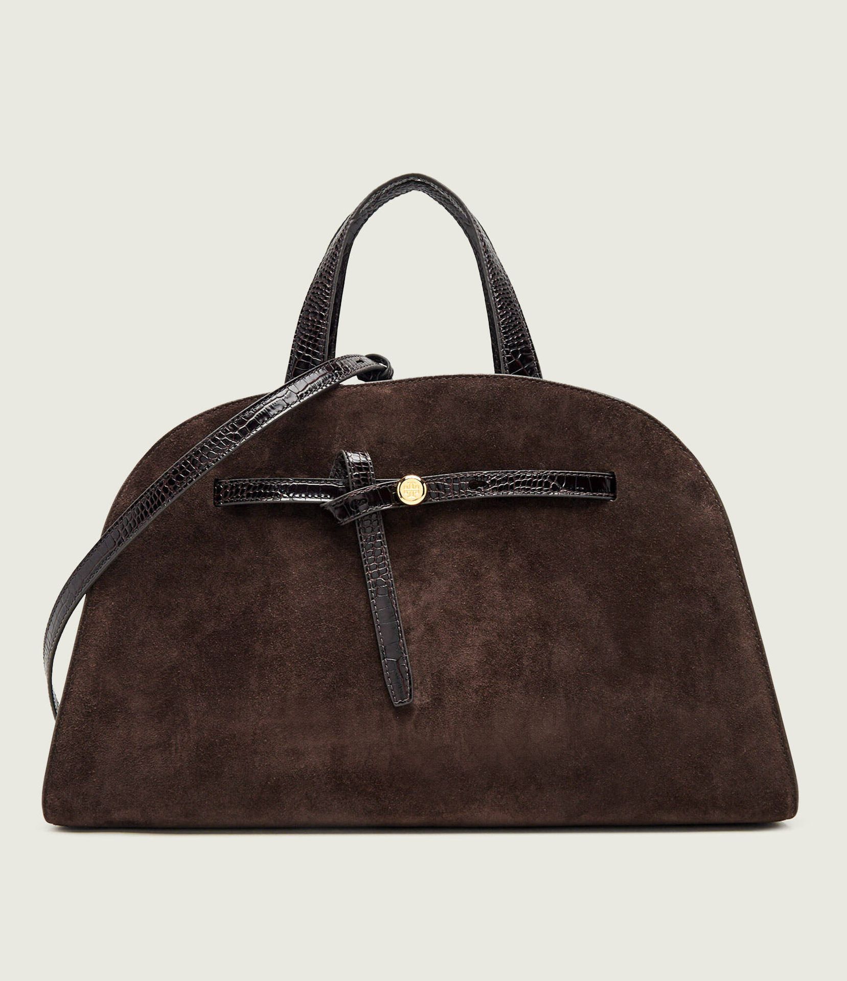 TORY BURCH Shopperka Romy zamsz