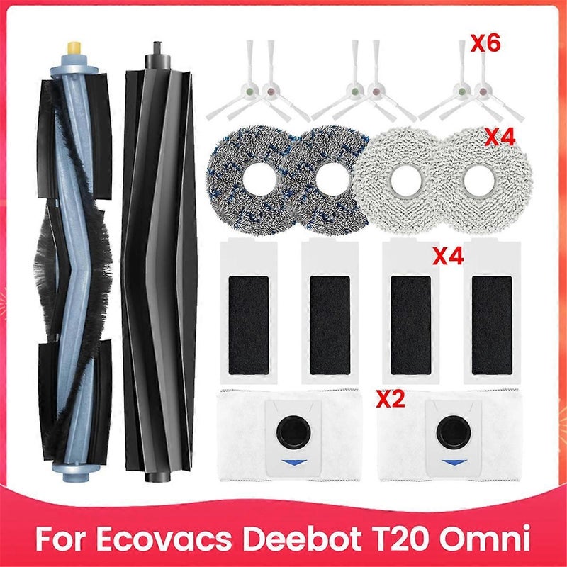 Zestawy części zamiennych do odkurzacza Ecovacs Deebot T20 Omni