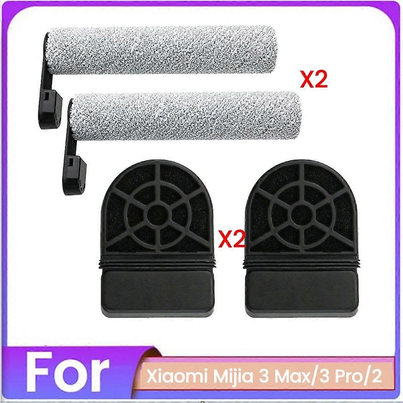 Zestaw 4 szczotek i filtrów do 3 odkurzaczy Max, 3 Pro i 2 Floor