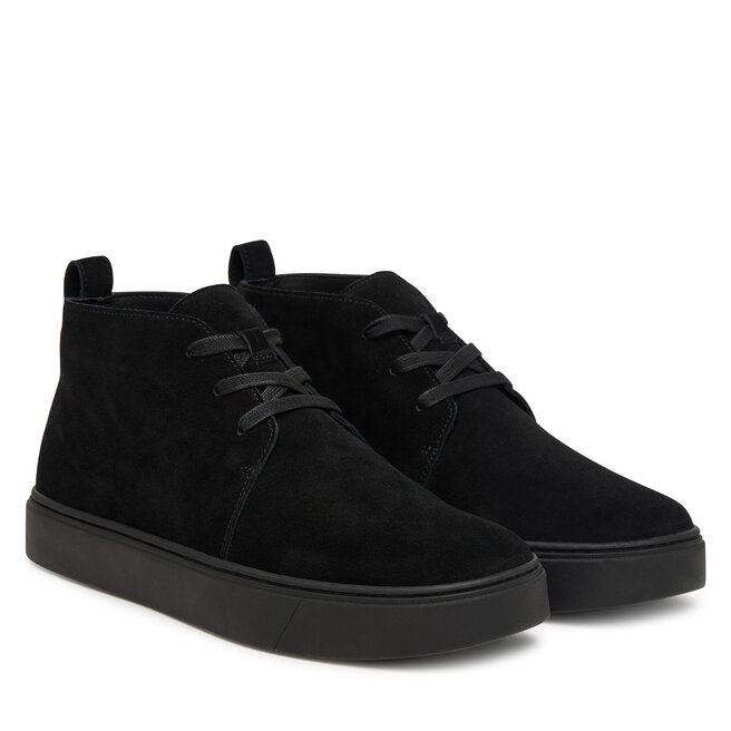 Trzewiki Calvin Klein Hybrid Clean Mid Lace Up Su HM0HM02254 Czarny