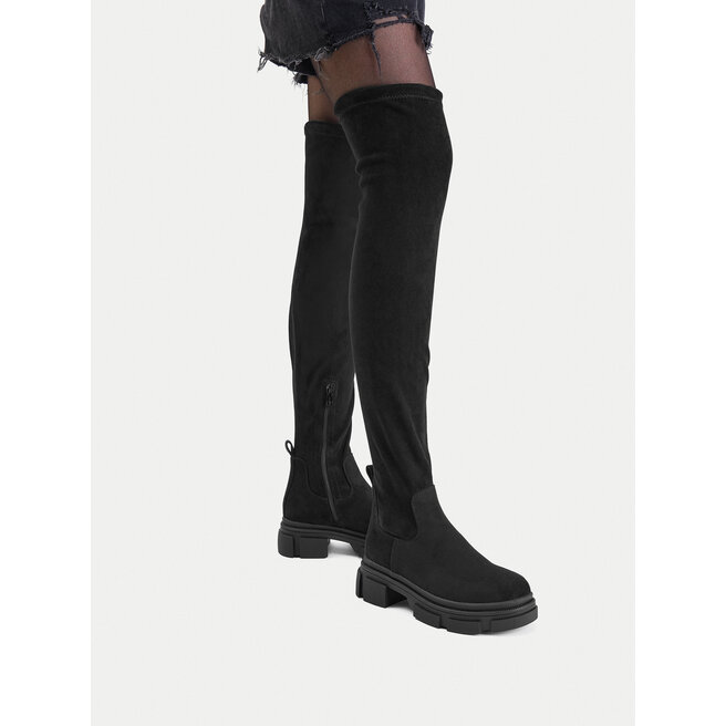 Muszkieterki DeeZee WS0902-01 Czarny
