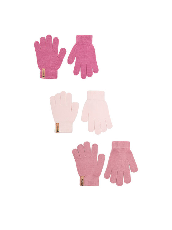 Beverly Hills Polo Club Zestaw rękawiczek CEO-ACCCS-BHPC-03(3-PACK) Różowy