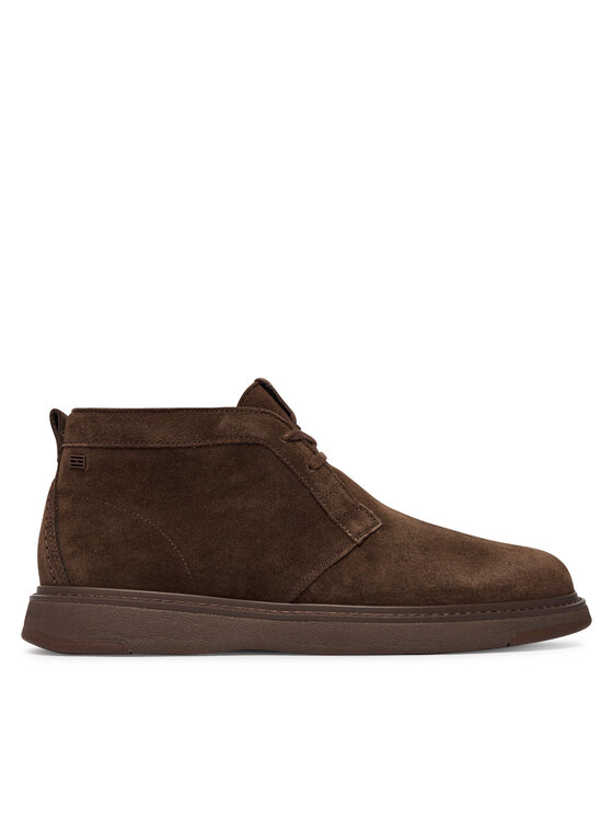 Tommy Hilfiger Trzewiki Comfort Suede Chukka FM0FM06074 Brązowy