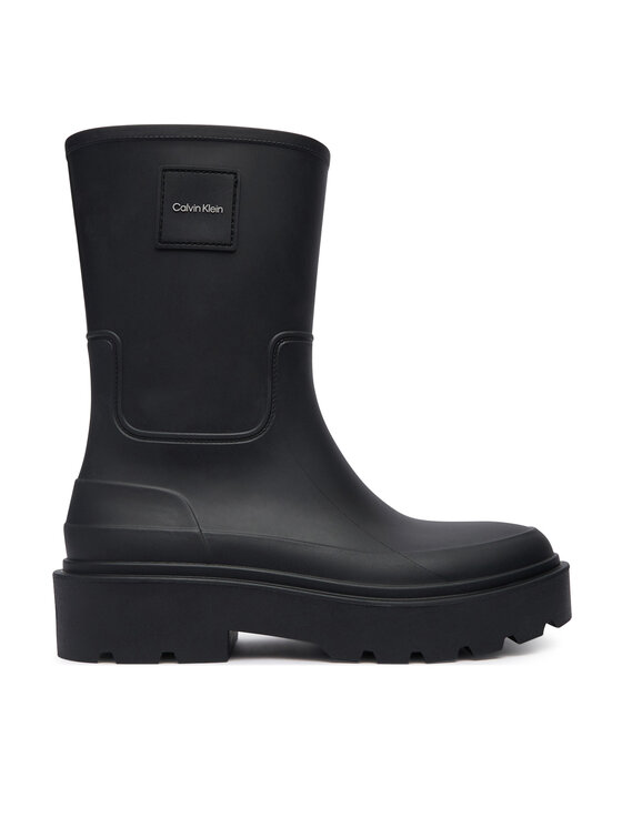 Calvin Klein Kalosze Rainboot Rubber HW0HW03179 Czarny