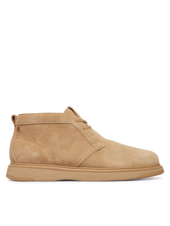 Tommy Hilfiger Trzewiki Comfort Suede Chukka FM0FM06074 Brązowy