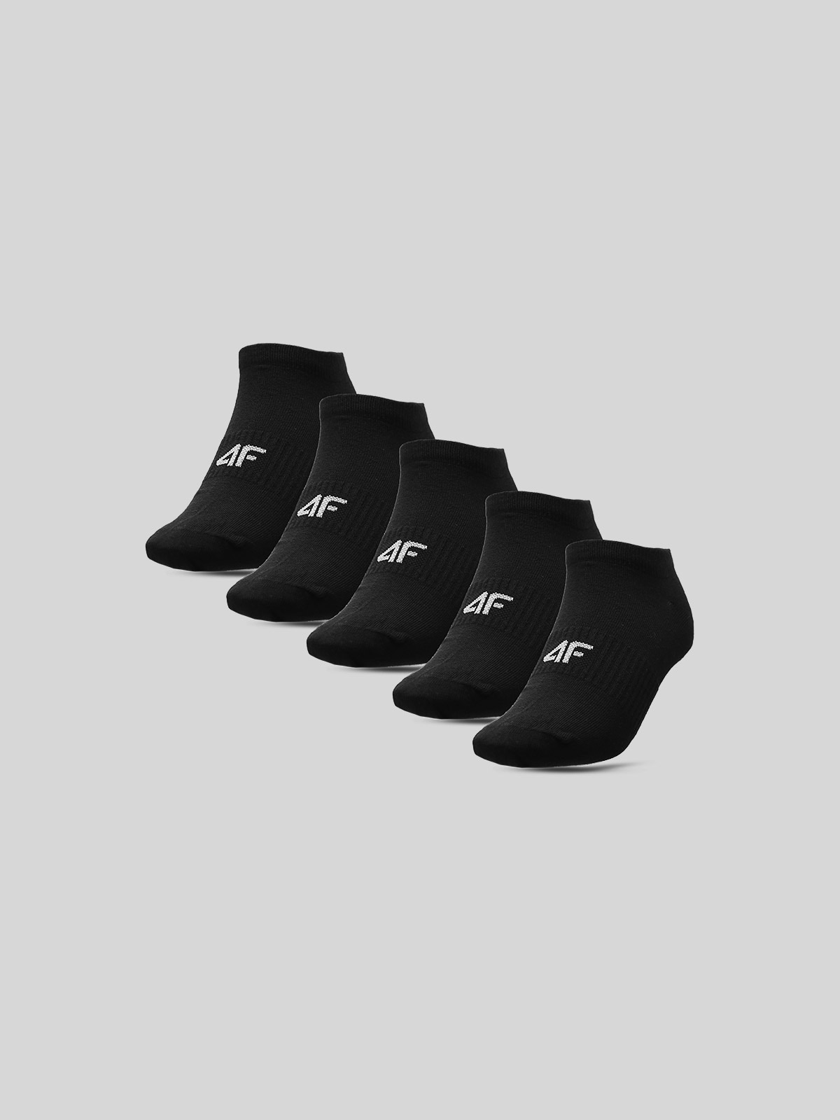 4F Skarpetki krótkie (5-pack) męskie - czarne 43-46
