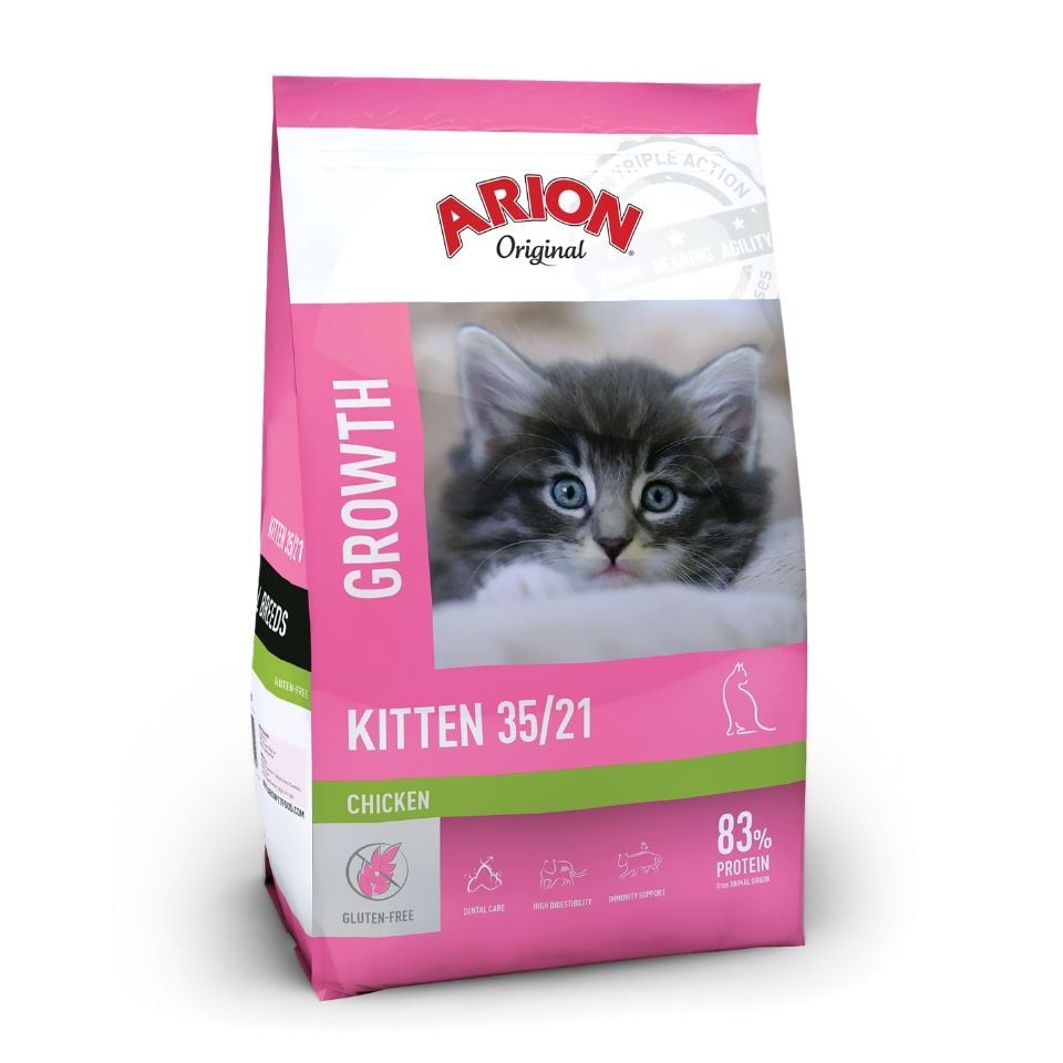 ARION Original Kitten 35/21 Chicken 300 g kurczak, karma sucha dla kociąt