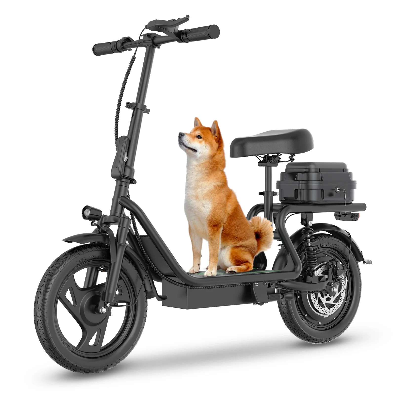NOWY rower elektryczny AOVOPRO 2026, bateria 10.4/22.5AH, opony 14 cali, rower elektryczny terenowy, szybki zasięg 40-100KM, rower górski, e-bike Regular Version 10.4AH