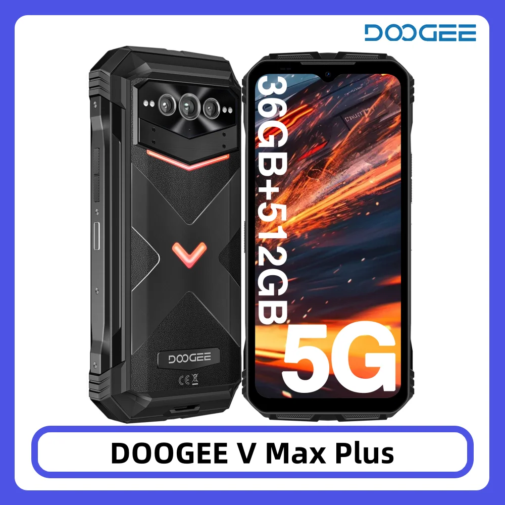 DOOGEE V Max Plus Wytrzymały telefon 6,58