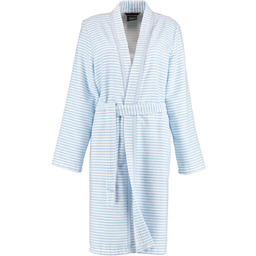 Cawo Szlafrok damski Structure Light Blue
