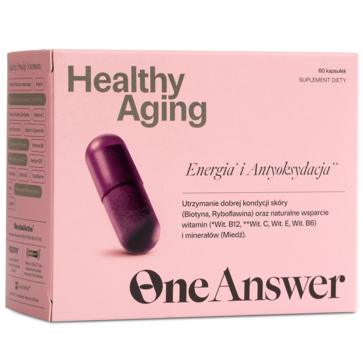 OneAnswer Healthy Aging, 60 kapsułek