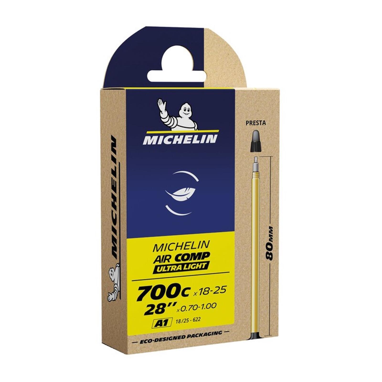 Dętka MICHELIN UltraLight Air Comp 700Cx 18-25 Presta 80 mm