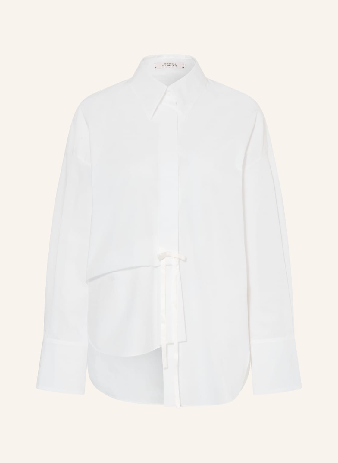 Dorothee Schumacher Bluzka Koszulowa Poplin Power weiss