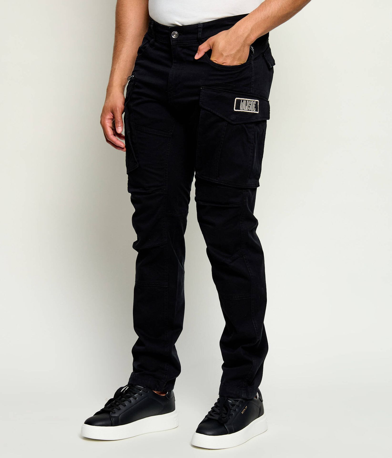 Replay Spodnie cargo Regular Fit
